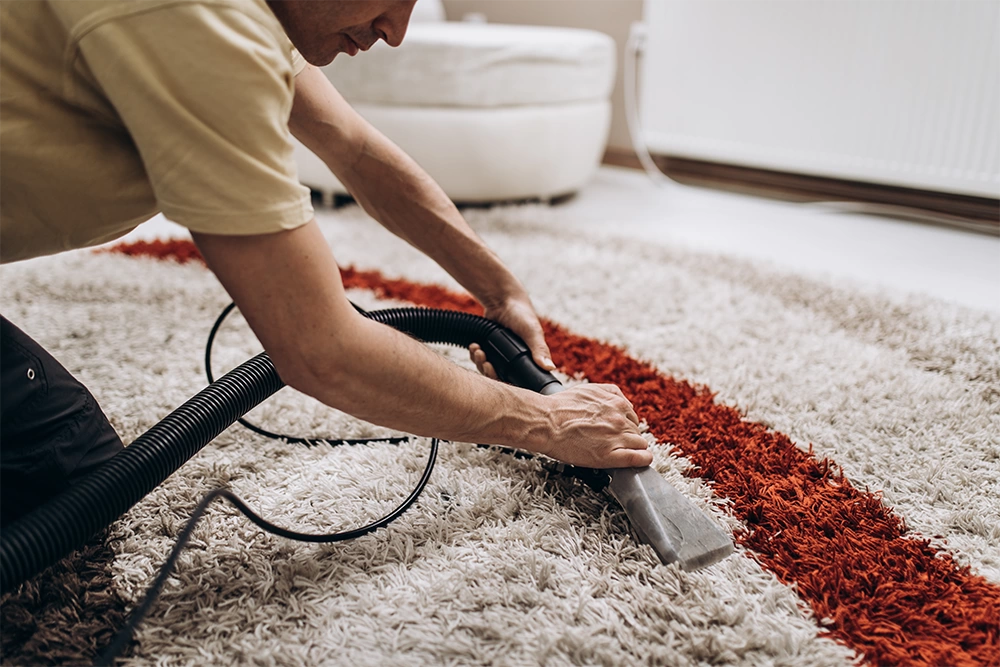 cleaning wool rug