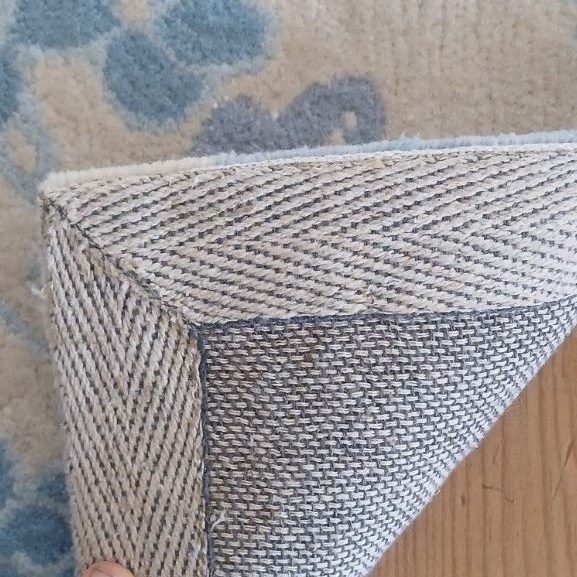 hand-tufted rug reverse latex backing cloth panel