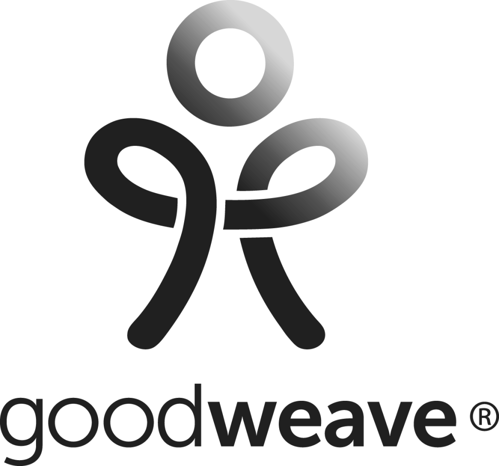 GoodWeave certification logo symbolizing child-labour-free and socially responsible handmade rug production.